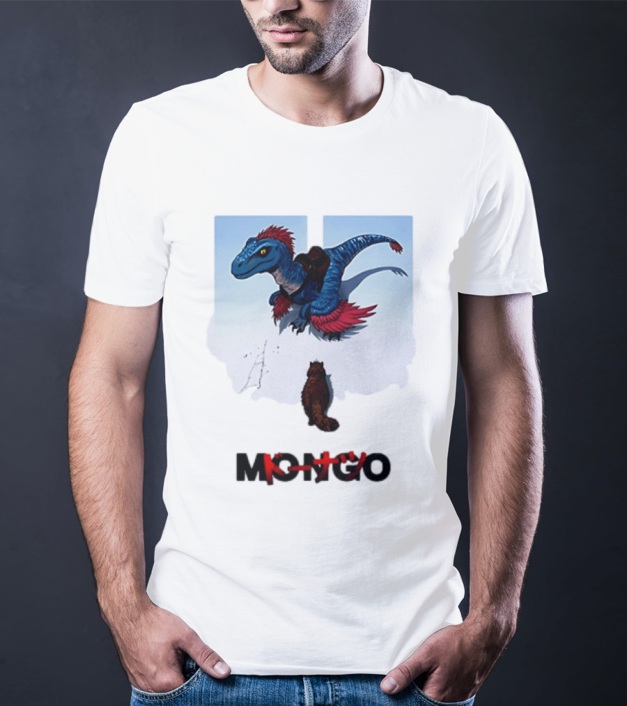 Mongo Raptor Cat Donatsu By U Mashermello Dinosaur T-Shirt