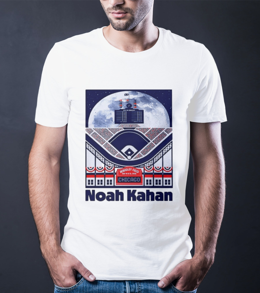 Noah Kahan Live In Concert Wrigley Field July 14 15 2023 Chicago T-Shirt