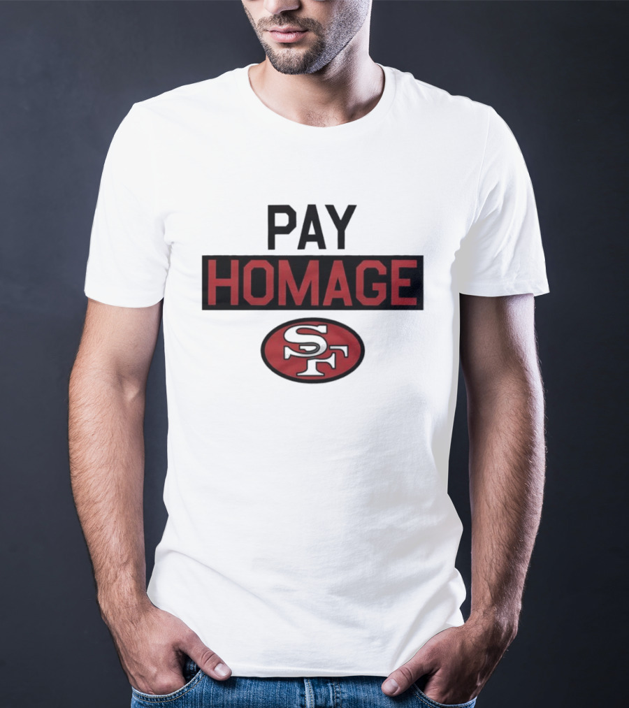 San Francisco 49ers Pay Homage SF Football T-Shirt