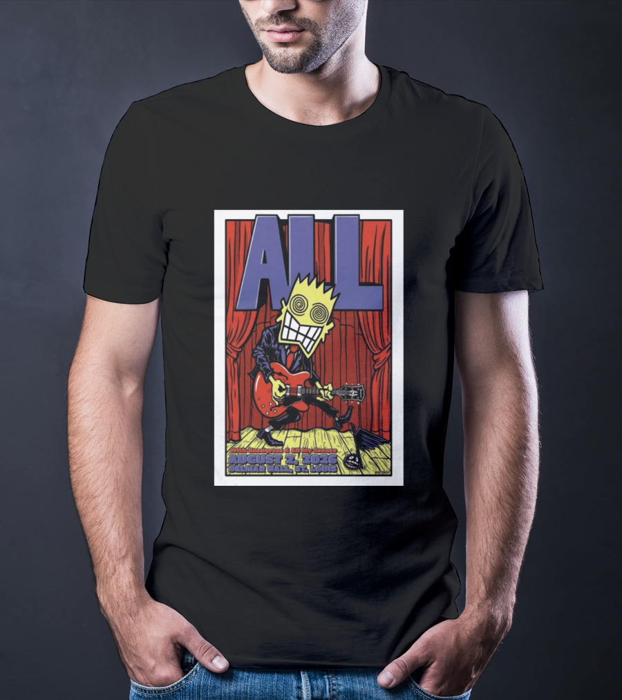 ALL Band August 21 2026 Delmar Hall St Louis With Snodgrass And All My Senses T-Shirt