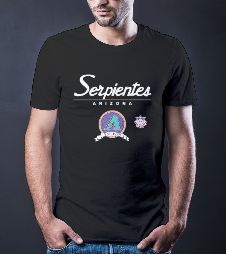 Arizona Serpientes Diamondbacks Est 1998 MLB Baseball NL T-Shirt
