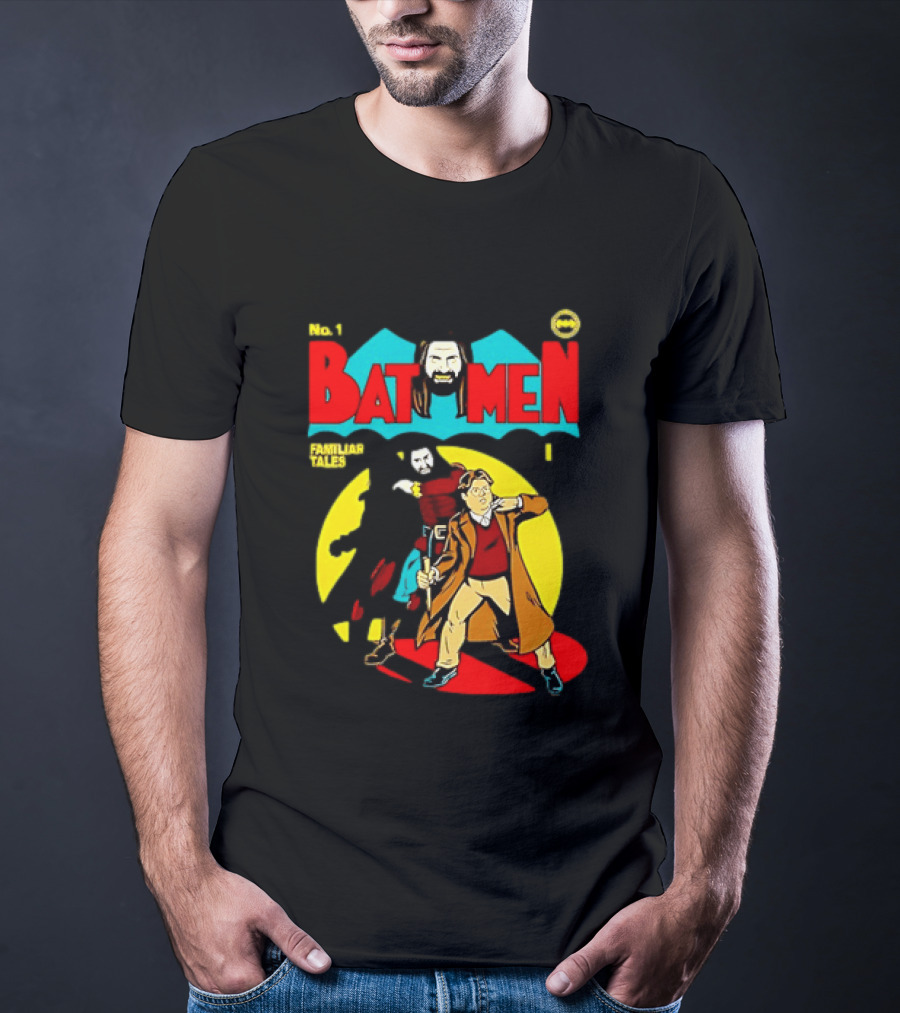 No 1 Bat Men Familiar Tales What We Do In The Shadows T-Shirt