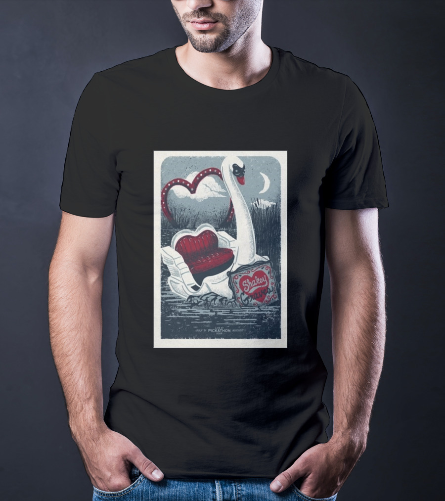 Shakey Graves Pickathon Swan Boat July 31 August 1 Concert T-Shirt