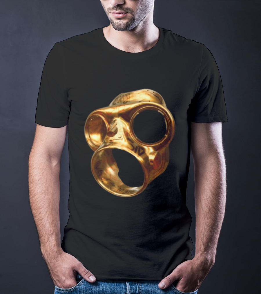 Sid The 3Rd Shop Store Gold Mask Ring T-Shirt