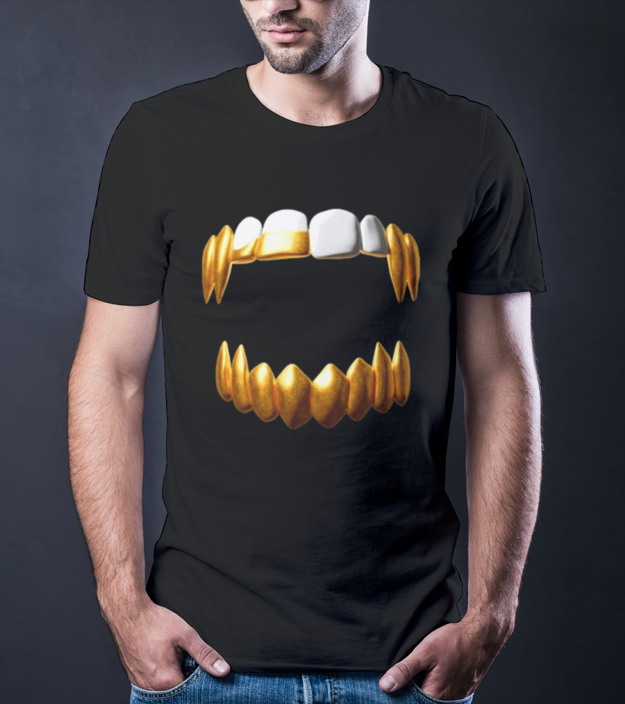 Sid The 3Rd Shop Store Gold Teeth Grillz T-Shirt