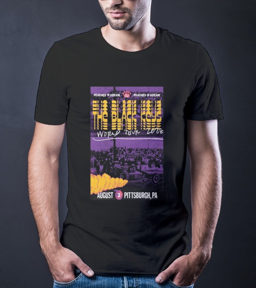 The Black Keys World Tour 2026 Peaches 'N Kream August Pittsburgh PA T-Shirt
