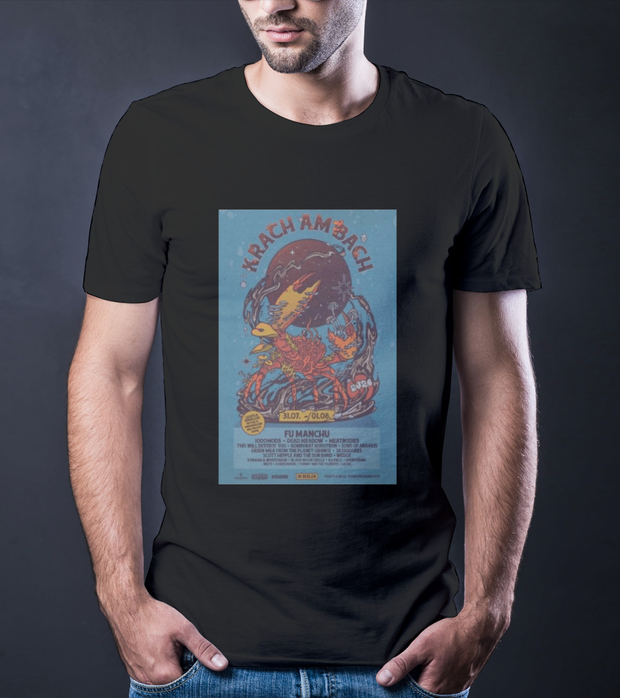 Krachambach Festival 2026 Fu Manchu Lineup And Dates T-Shirt