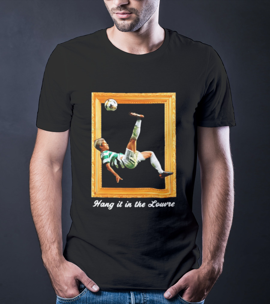 Kyogo Furuhashi Celtic FC Hang It In The Louvre Soccer Art футболка T-Shirt