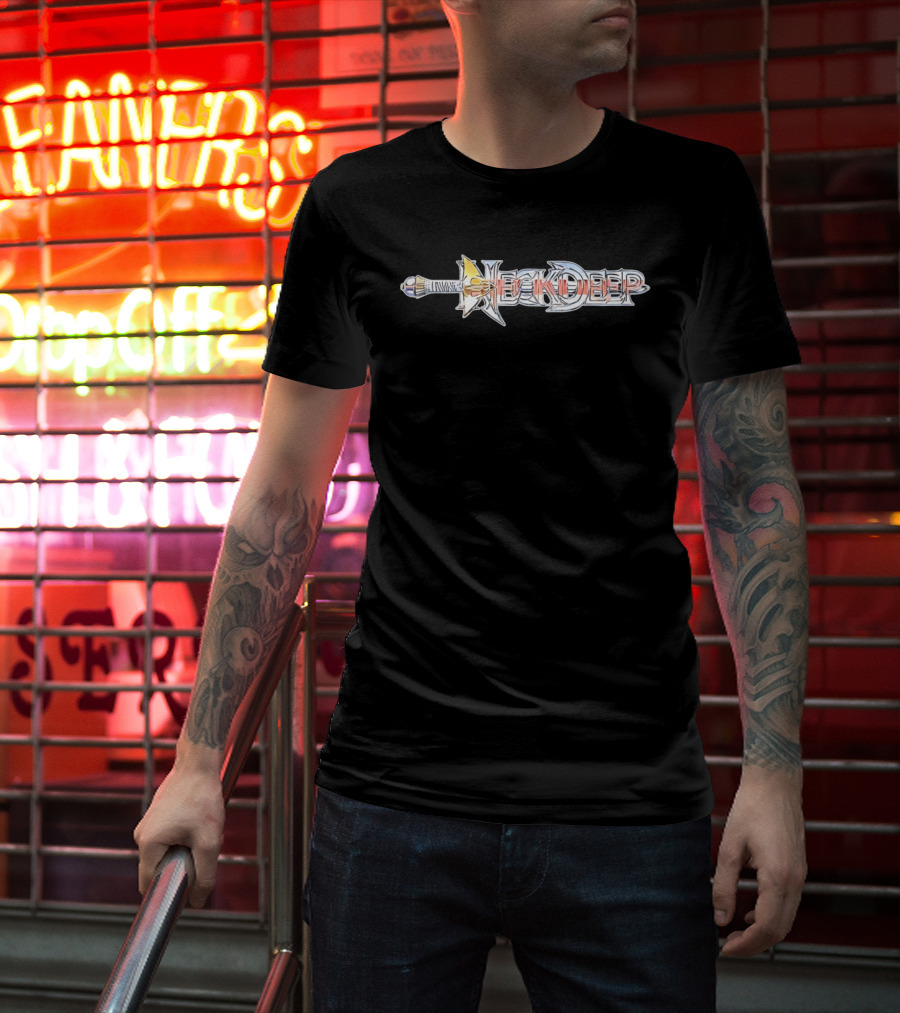Neck Deep Sword Pop Punk Alternative Rock T-Shirt