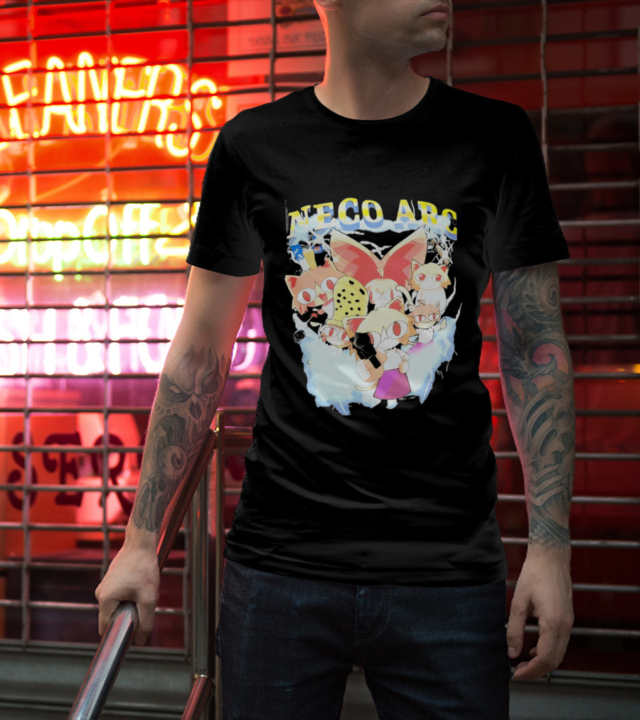 Neco Arc Tsukihime Type Moon Anime Character Collection T-Shirt