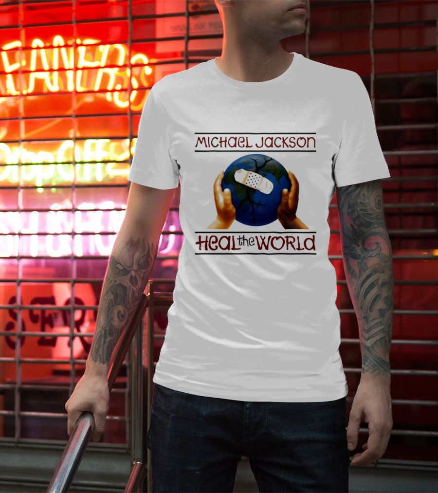 Michael Jackson Heal The World King Of Pop T-Shirt