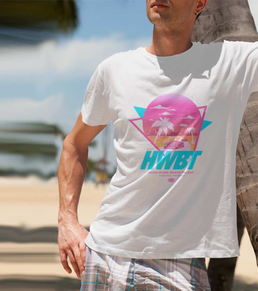 HWBT Miami Dreams Sunset Drive Neon T-Shirt
