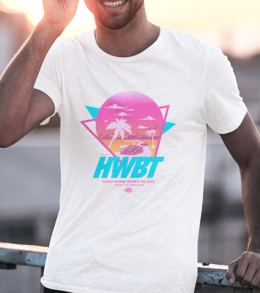 HWBT Miami Dreams Sunset Drive Neon T-Shirt