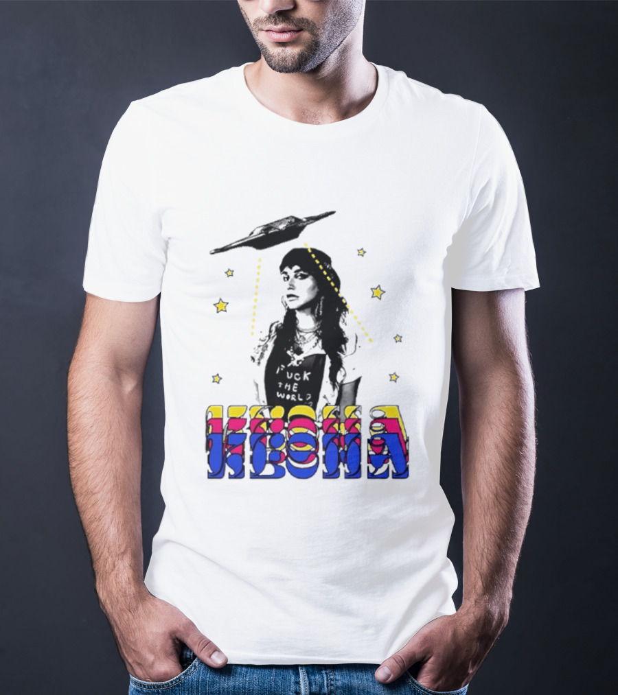 Kesha UFO Space Stars Tie Dye T-Shirt