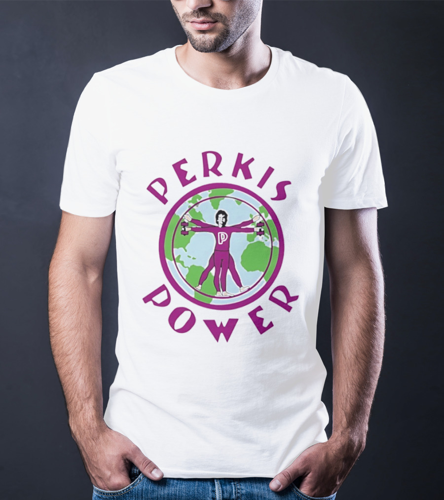 Perkis Power Tony Perkis Fitness Heavyweights Logo Circle T-Shirt