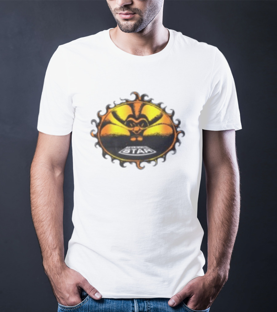 Televisi Star Catalog Store Heatwave Sun Logo White T-Shirt