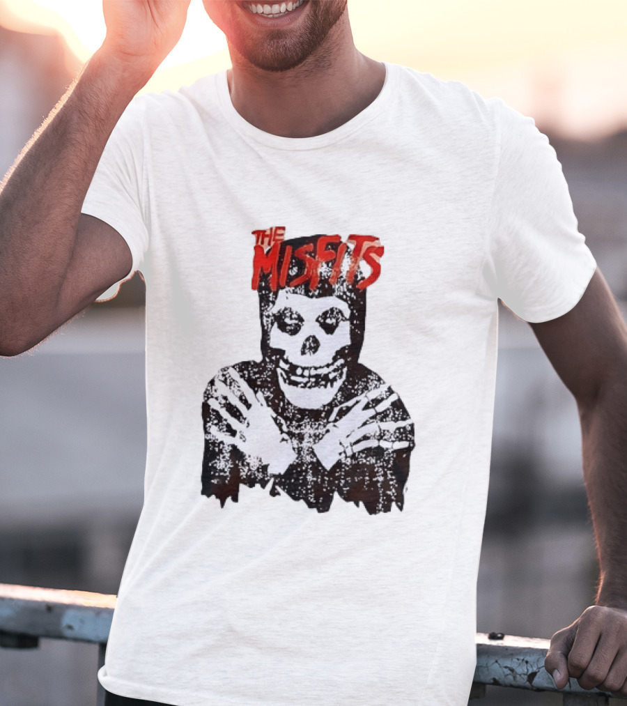 The Misfits Crimson Ghost Skull Punk Rock T-Shirt