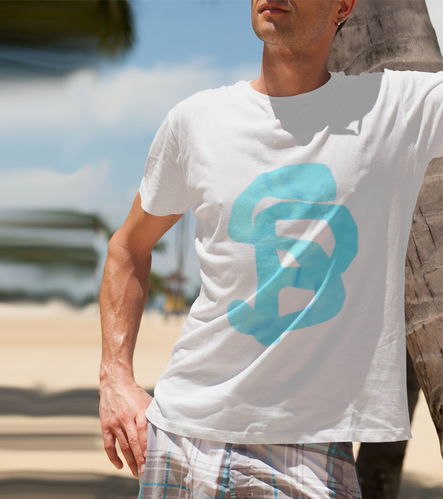 Wolee Store Classic Saintp Light Blue Monogram S P T-Shirt