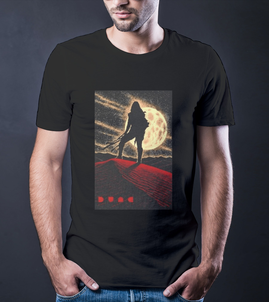 Paul Atreides Dune Arrakis Desert Moon Scene T-Shirt