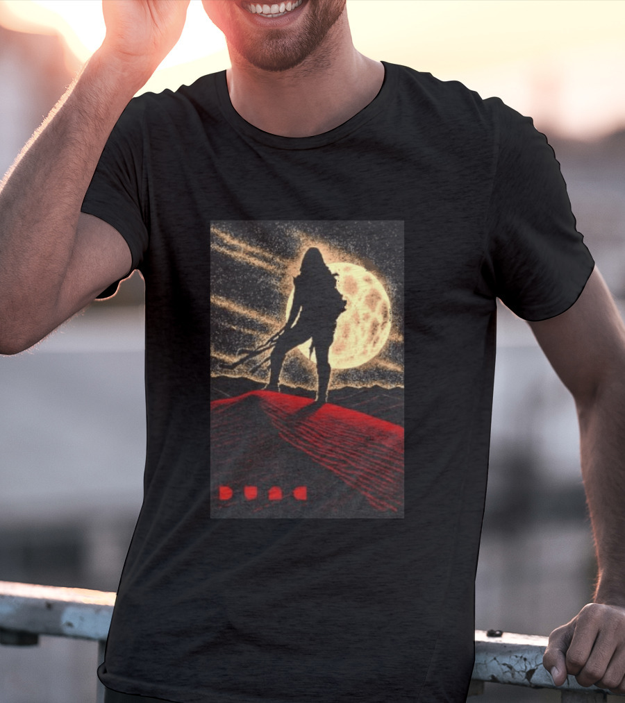 Paul Atreides Dune Arrakis Desert Moon Scene T-Shirt