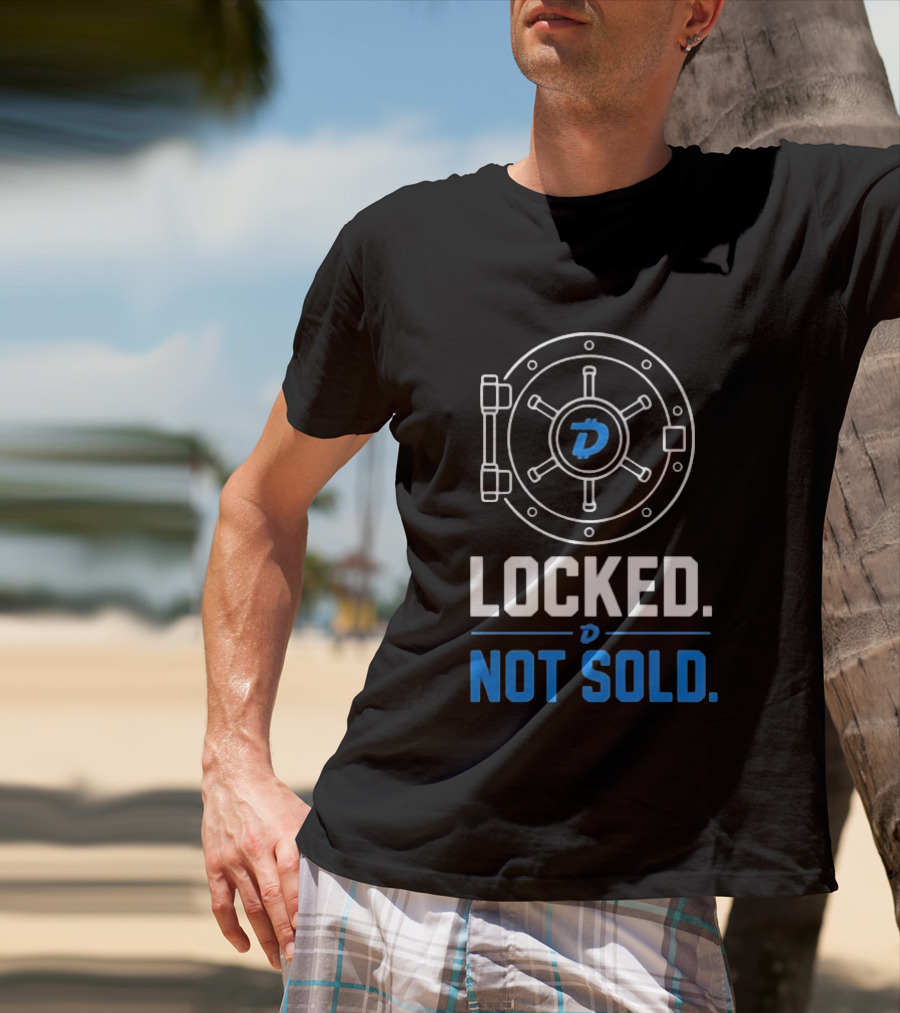 Digibyte Cryptocurrency Vault Locked Not Sold T-Shirt