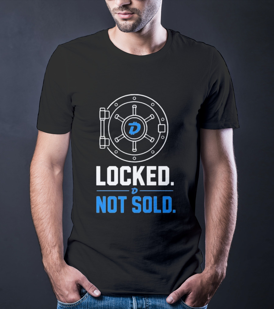 Digibyte Cryptocurrency Vault Locked Not Sold T-Shirt