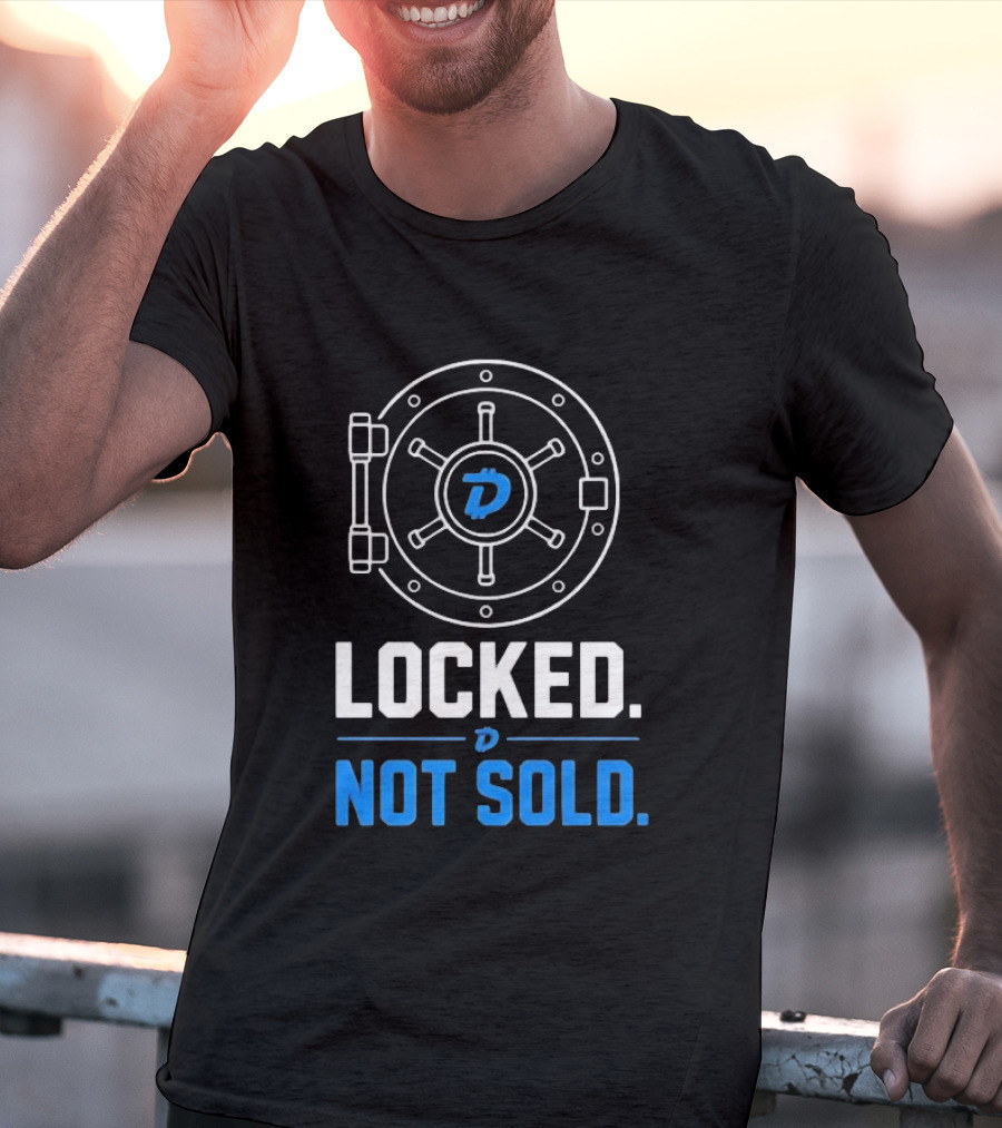 Digibyte Cryptocurrency Vault Locked Not Sold T-Shirt