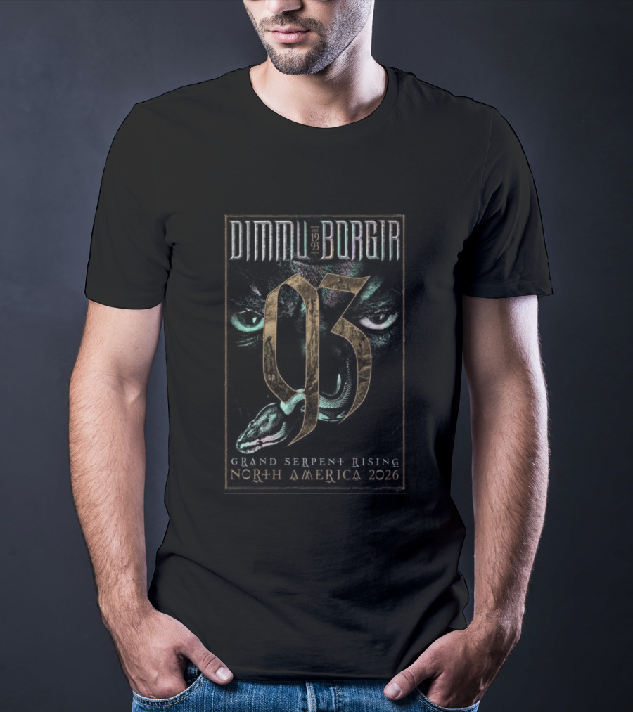 Dimmu Borgir 93 Grand Serpent Rising North America 2026 T-Shirt