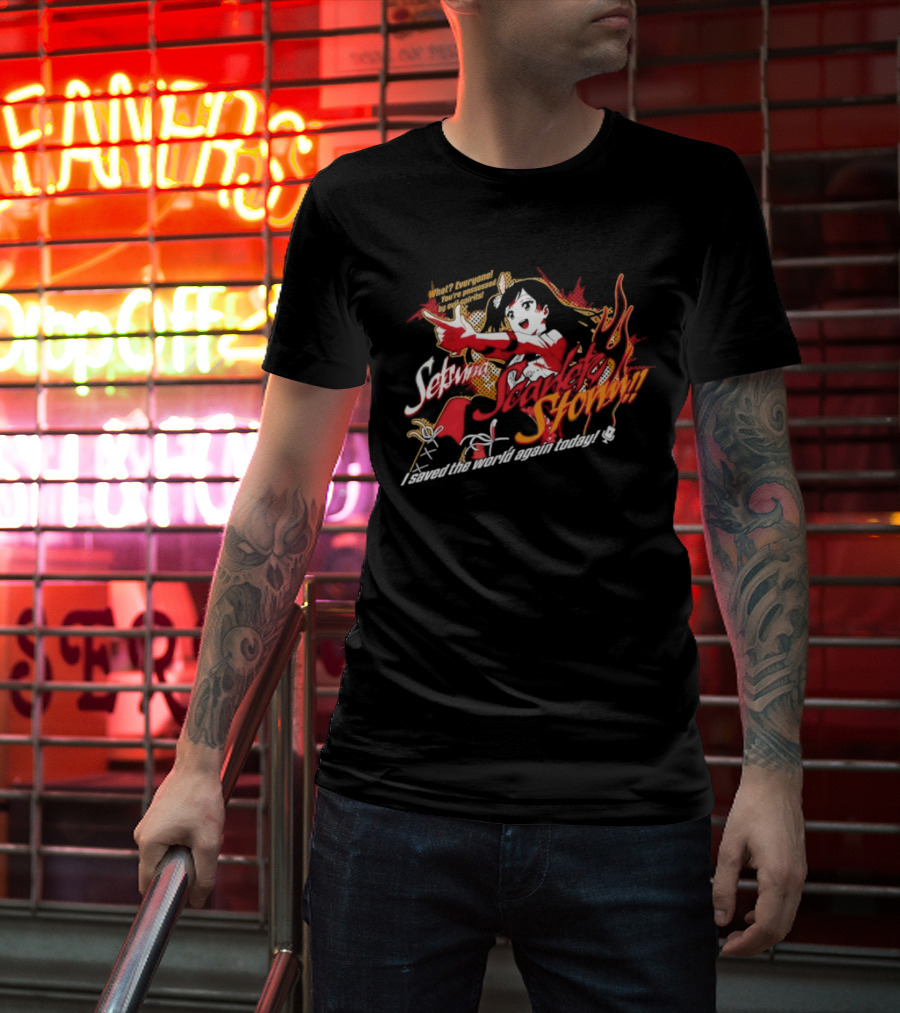 Setsuna Yuki Scarlet Storm What Everyone You Are Possessed By Evil Spirits T-Shirt