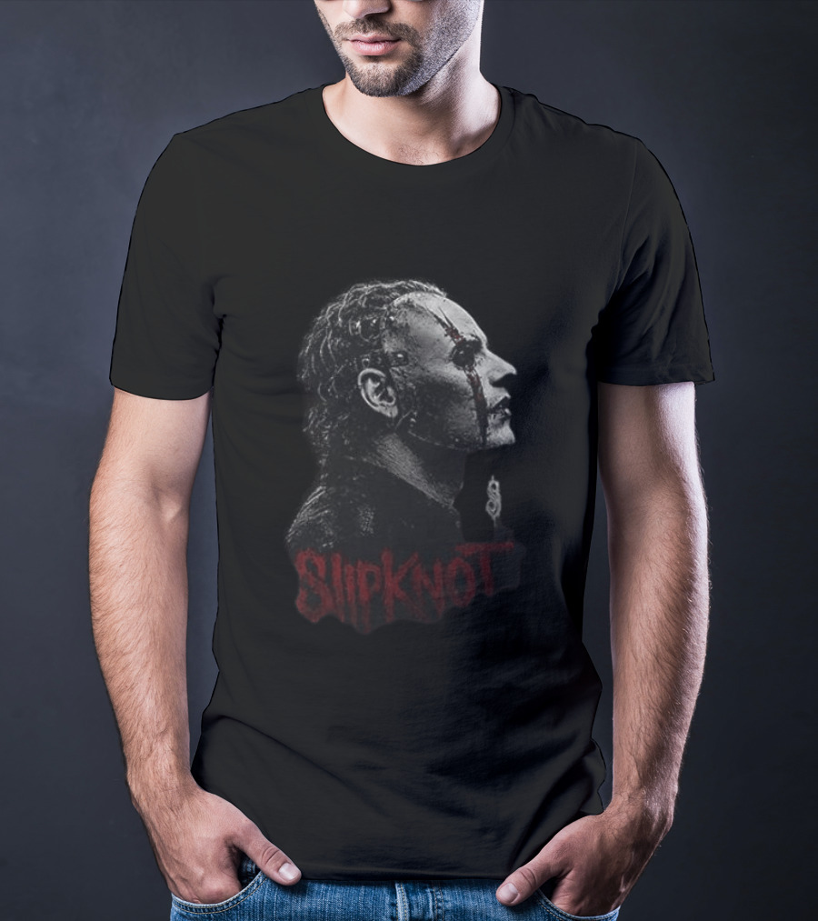 Slipknot People Like Sht Duality Band Mask Profile T-Shirt