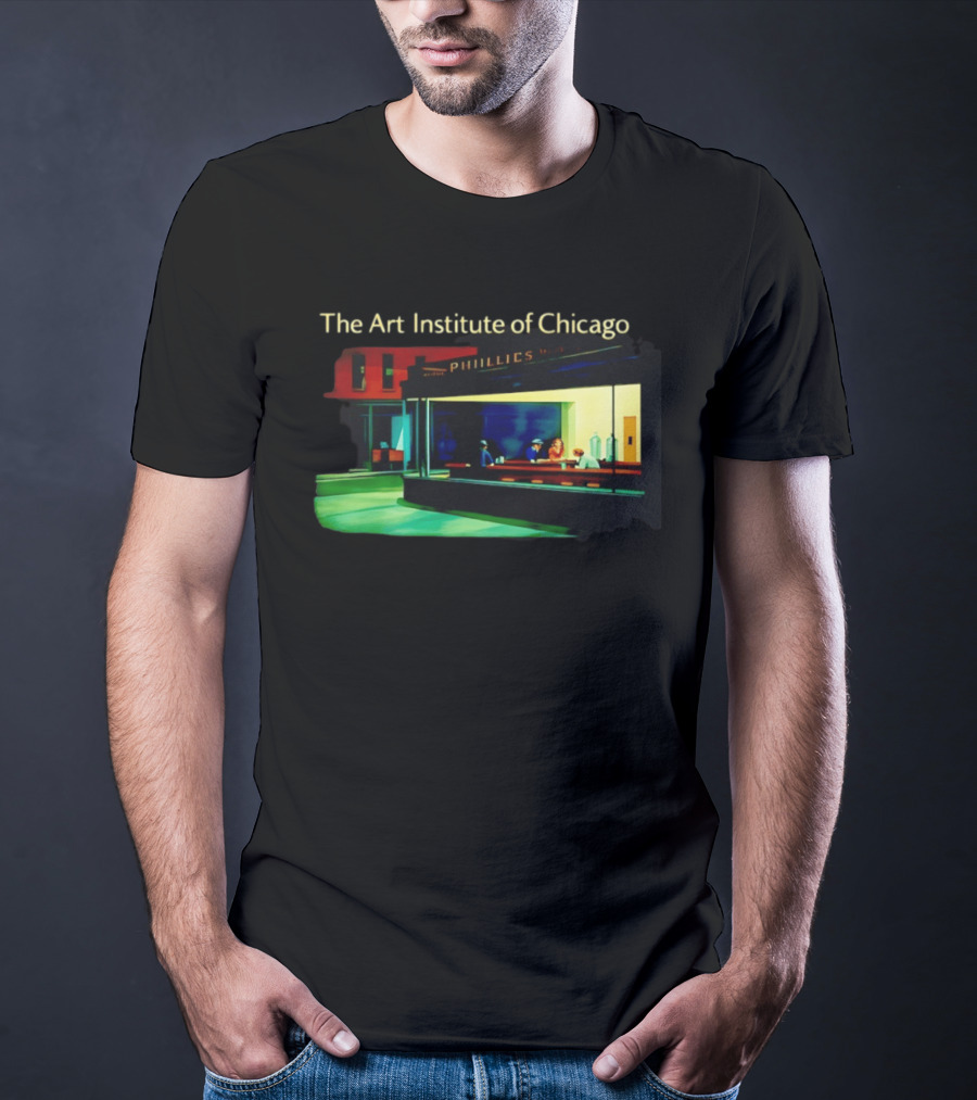 The Art Institute Of Chicago Nighthawks Phillies T-Shirt