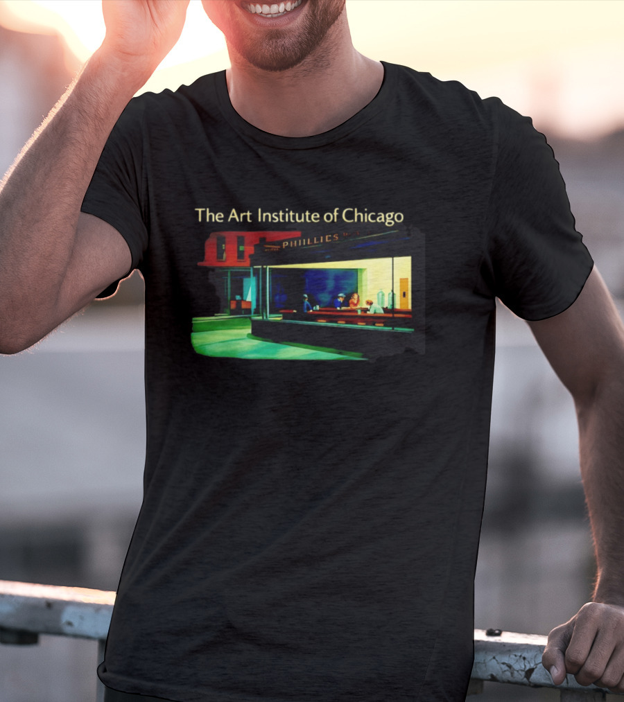 The Art Institute Of Chicago Nighthawks Phillies T-Shirt