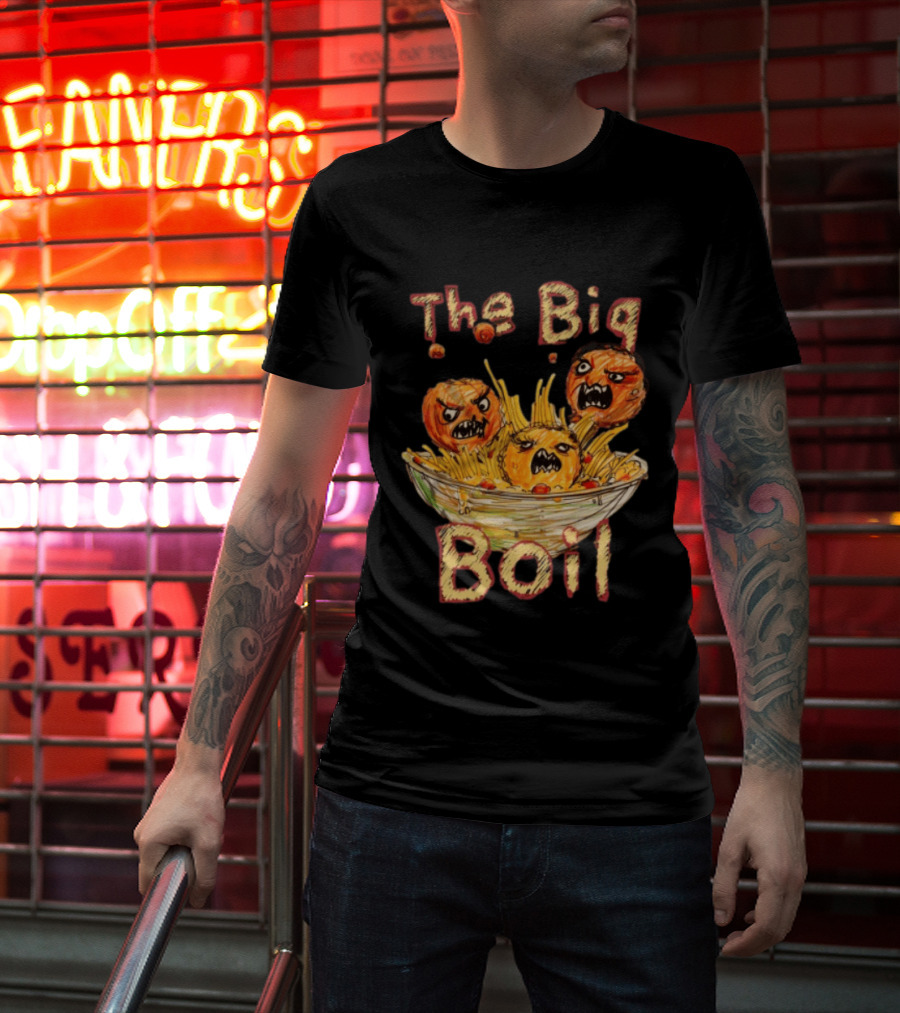 Kt8 Store Spag Heddy The Big Boil Scribble Black T-Shirt