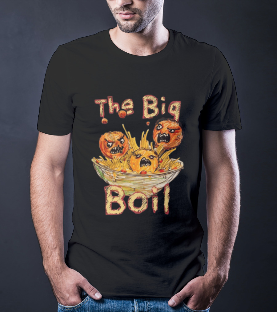 Kt8 Store Spag Heddy The Big Boil Scribble Black T-Shirt