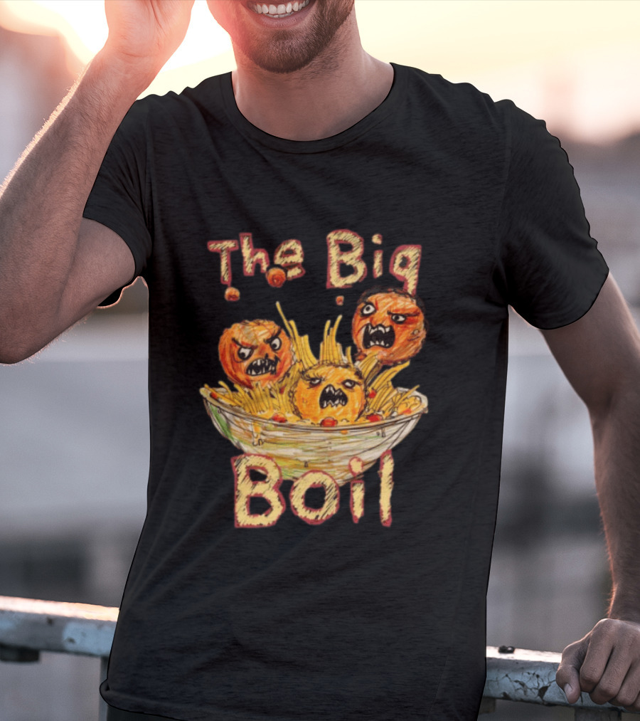 Kt8 Store Spag Heddy The Big Boil Scribble Black T-Shirt