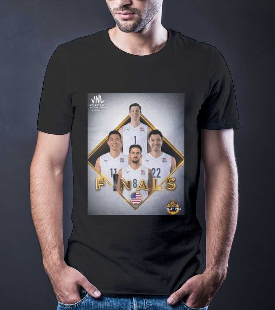 VNL Volleyball Nations League USA Finals 2026 Volley Pass T-Shirt