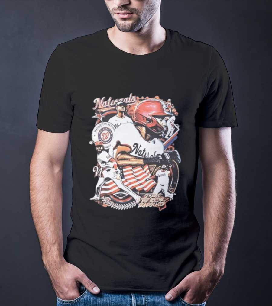 Washington Nationals Legends Baseball Players And Team Highlights T-Shirt