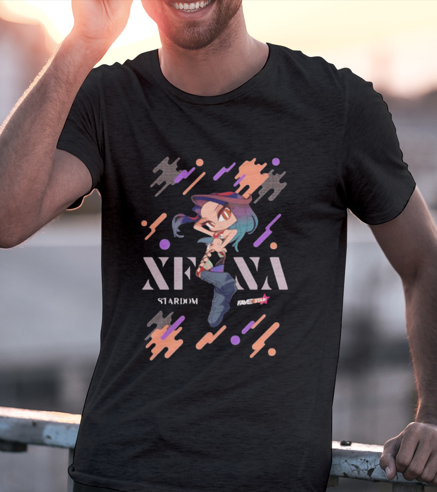 Xena Stardom Fave Star Chibi Wrestler T-Shirt