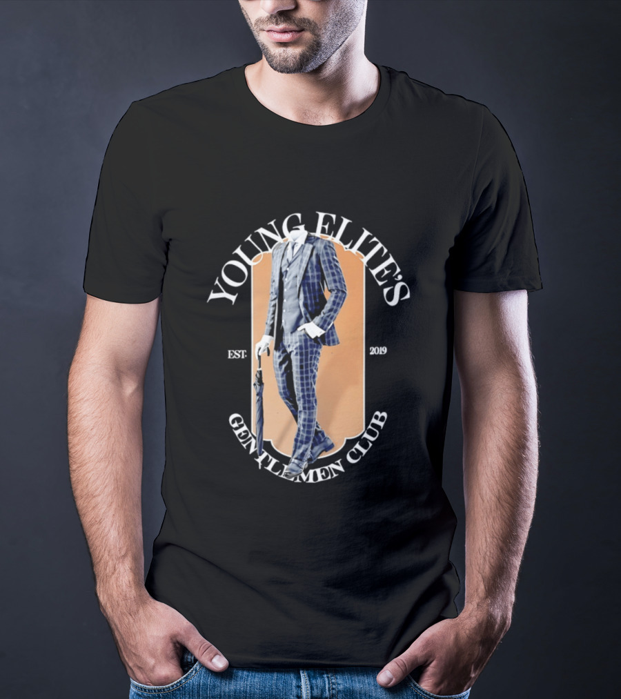 Young Elite's Gentlemen Club Est 2019 Suit T-Shirt