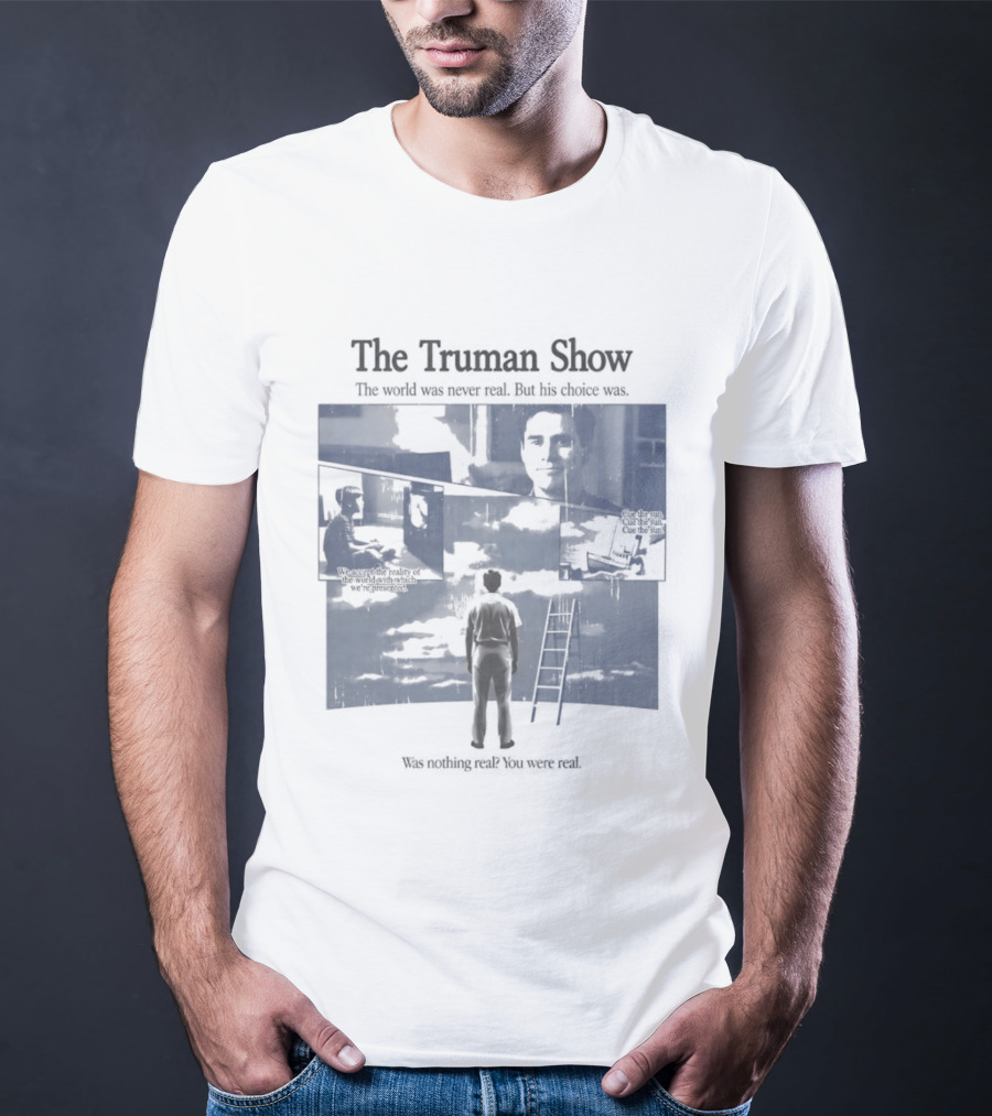 The Truman Show Jim Carrey "Welcome To The Real World" 90s Movies T-Shirt