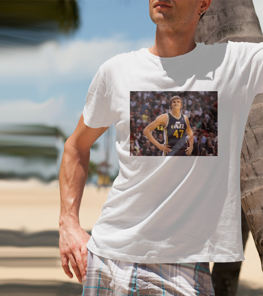 Andrei Kirilenko No. 47 AK 47 Utah Jazz Classic NBA Basketball T-Shirt