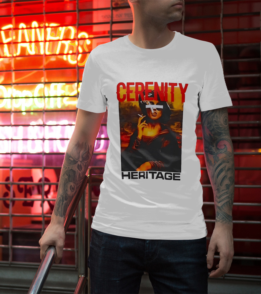Cerenity Heritage Mona Lisa Smoking T-Shirt
