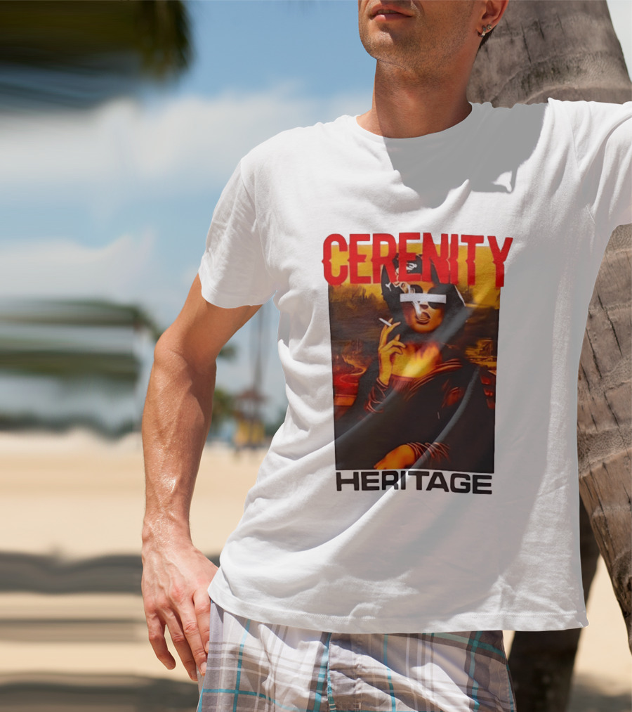 Cerenity Heritage Mona Lisa Smoking T-Shirt