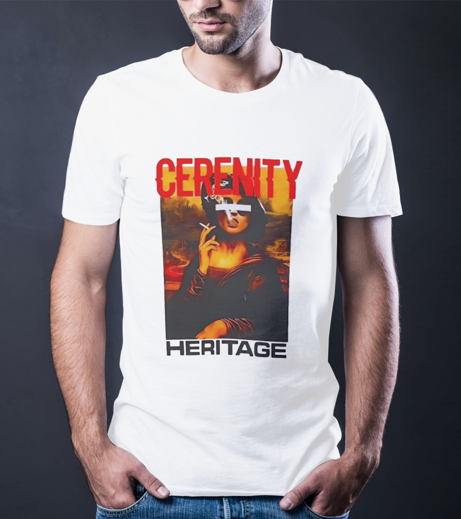Cerenity Heritage Mona Lisa Smoking T-Shirt