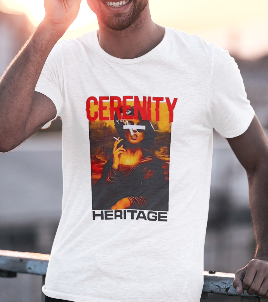 Cerenity Heritage Mona Lisa Smoking T-Shirt