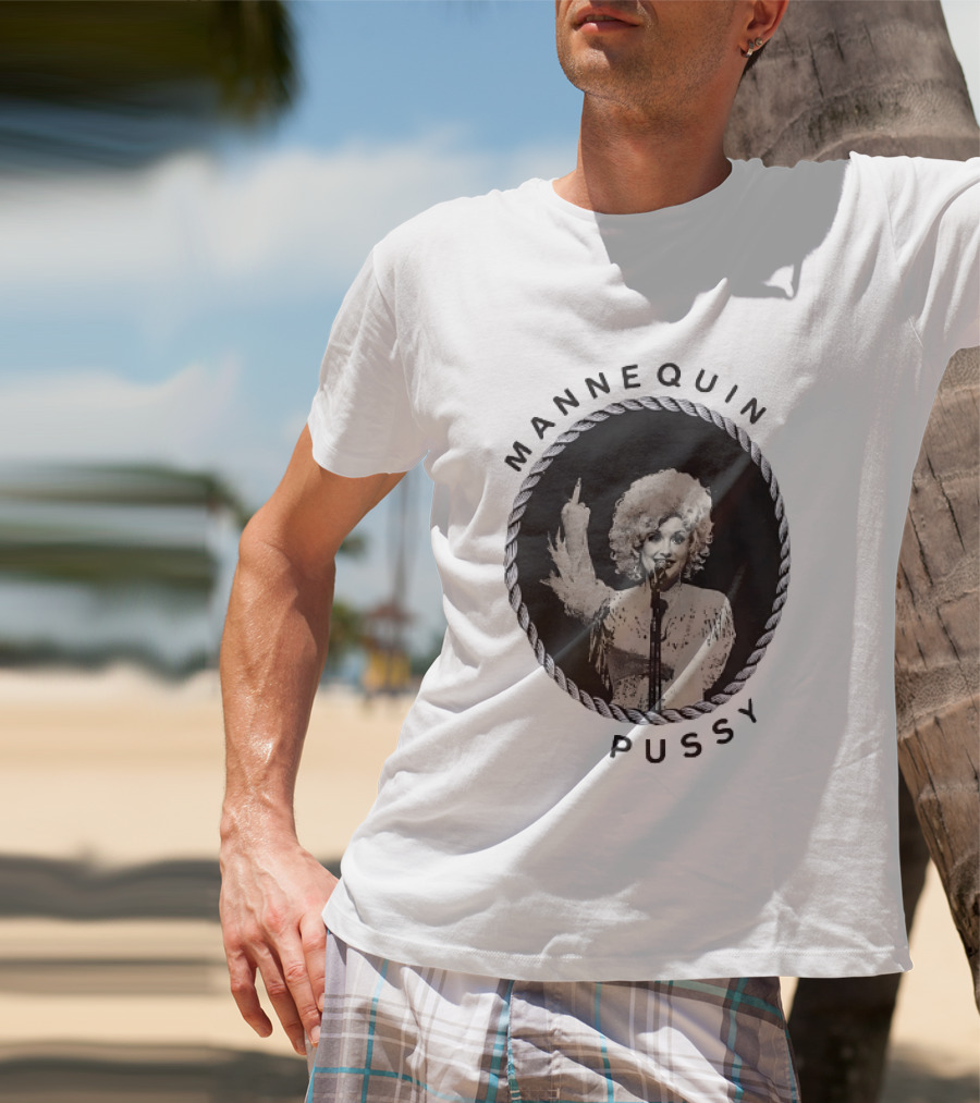 Mannequin Pussy Dolly Parton Country Music Finger T-Shirt