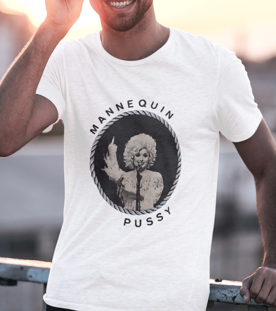 Mannequin Pussy Dolly Parton Country Music Finger T-Shirt
