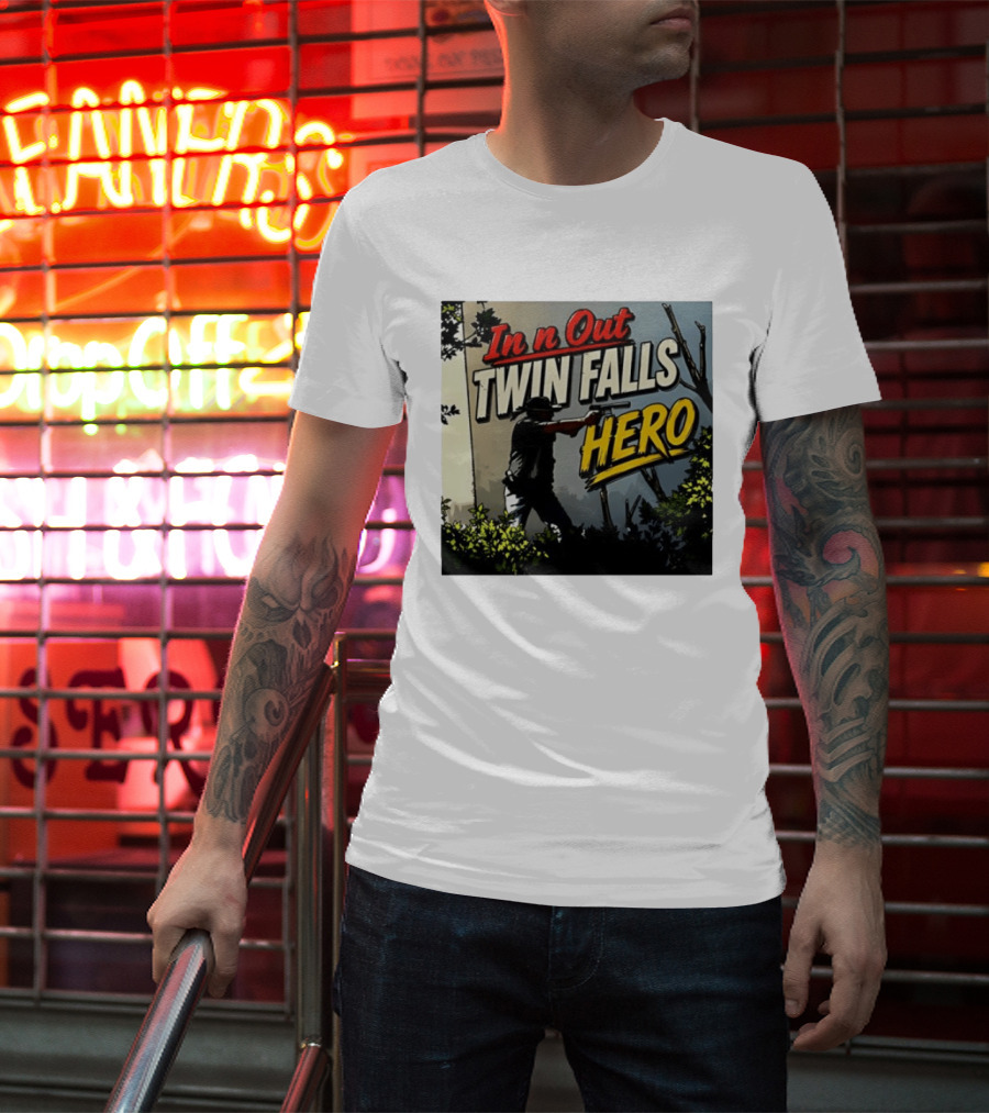 In N Out Twin Falls Hero Jordan Salinas 2026 T-Shirt
