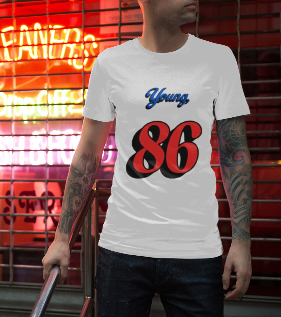 Owl City Store Young 86 Baseball 3 4 Sleeve T-Shirt