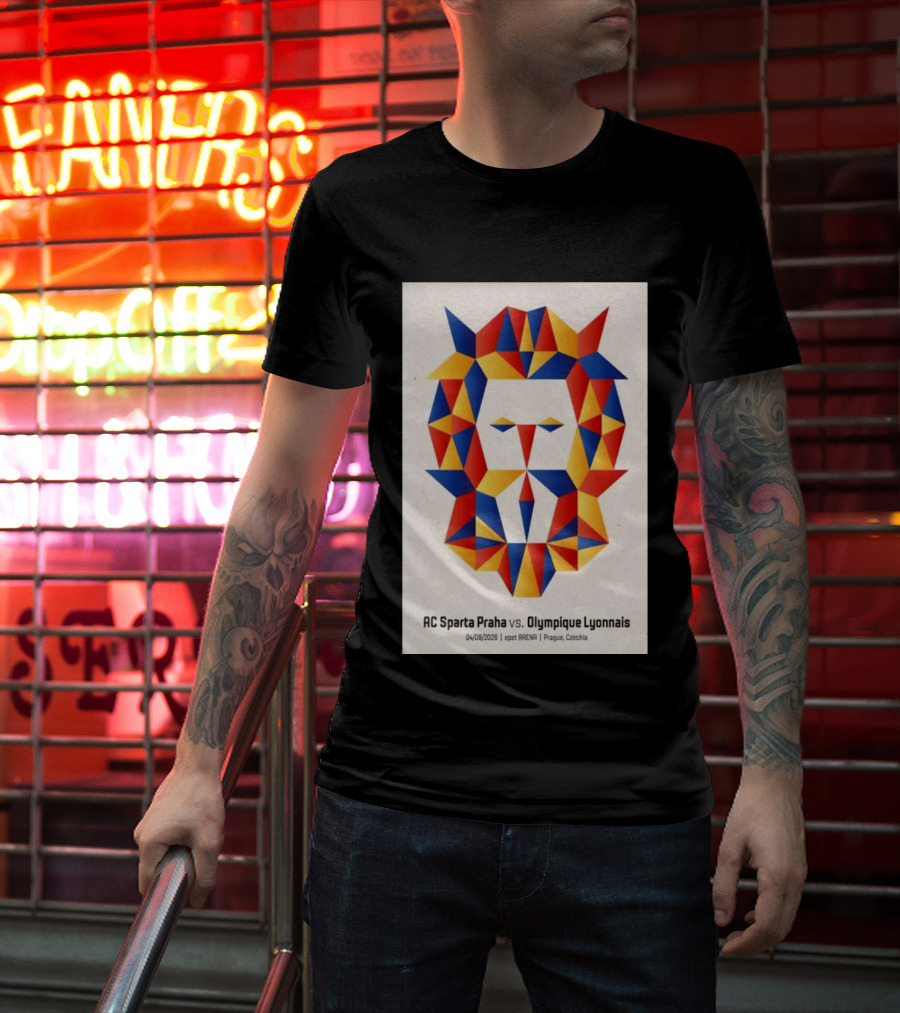 AC Sparta Praha Vs Olympique Lyonnais 2026 Epet ARENA Prague August 4 T-Shirt